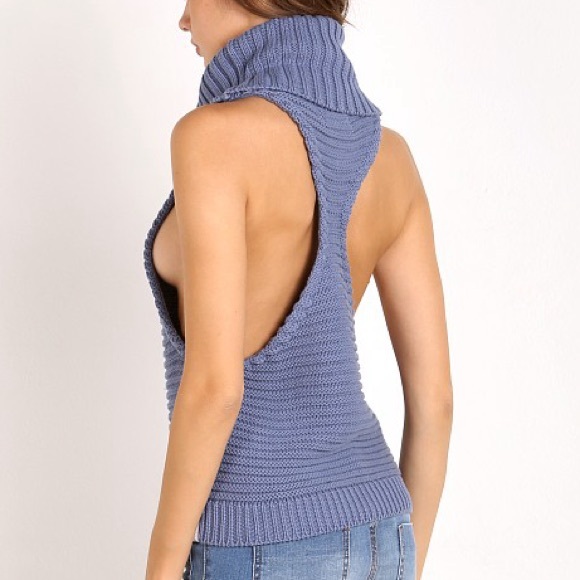 One Teaspoon Parisienne Nights Roll Neck Tank - Picture 3 of 6